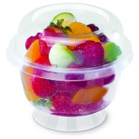 Coupe dessert + couvercle haut 95x61mm CPCV200TPP Servipack réutilisa