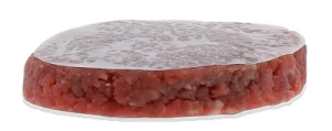 Papier ovale steak haché laiteux 110x82mm (pqt 2000)