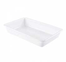 Bac plastique  2L blanc 300x205x65mm Gilac