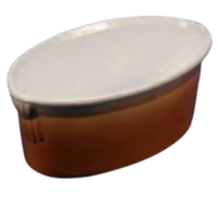 Terrine ovale décor terre Sorel.OV550