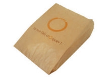 Sac croissant kraft brun n°2 Tu me fais croquer ! (1000)