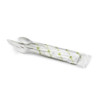 Kit couvert 4en1 CPLA blanc F+C+C+S (250) 10046 Kit couvert 4en1 CPLA blanc F+C+C+S (250) 10046