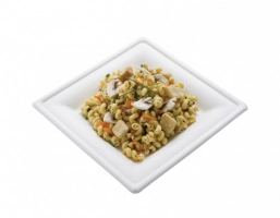 Assiette carrée 20 cm Bagasse