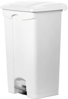 Poubelle avec couvercle à pédale 90L