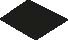 Losange azyme 24x14mm noir (Paquet de 260)