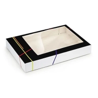 Boite traiteur avec fenetre PRESTIGE 44x30x8cm