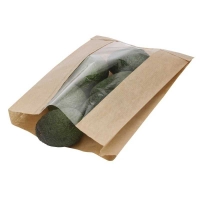 Sac papier avec fenetre PP 14+8x27 1kg (1000)