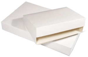 Boite traiteur blanche 32x42x6cm (pqt de 25)