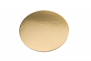 Rond carton or 16cm (Paquet de 100)
