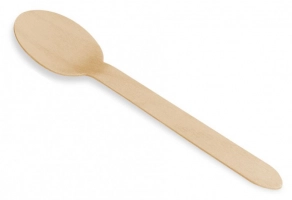 Cuillère en bois BioSourcee 155mm CUBOIS160