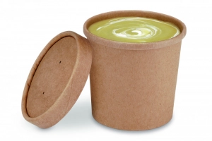 Couvercle carton pour pot à soupe/potage/velouté 350 CVSC350CARK Couvercle carton pour pot à soupe/potage/velouté 350 CVSC350CARK