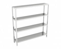 Etagère Inox 1800 x 600 x 2000 + 4 Verins VC44
