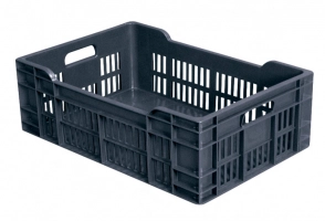 Caisse ajouré gris 40L Gilac