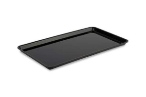 Plat rectangulaire 487x265x20mm NOIR