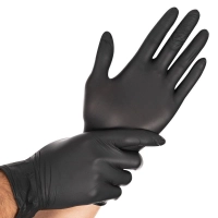 Gant en nitrile noir L (100)