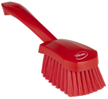 Brosse à main manche court 270mm Souple ROUGE