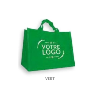 Sac polypro tissé VERT 450x180x350mm impression recto