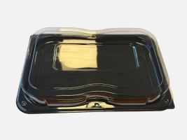 Combo plateau rectangulaire couvercle PET Ultimate 46x30cm (25)