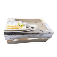 Boite traiteur à fenêtre 751650 pour plat 445x295x80mm