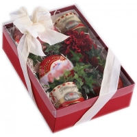 Coffret cadeau "Bordeaux" 30x21x8,5cm (Lot de 10)