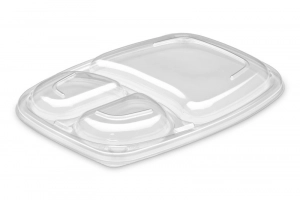 Couvercle pour barquette Cookipack 189x255 3 compartiments Couvercle pour barquette Cookipack 189x255 3 compartiments