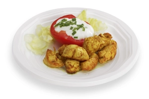 Assiette ronde blanche (170x15mm) Rondopack