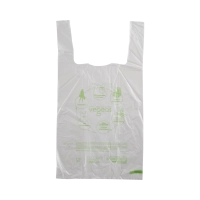 Sac bretelle liassé 4kg transparent 24+14x45cm BIOB2412TS (400)