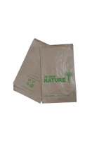 Sac kraft regroupement 230x75x380 Kraft écru Imp. Passe partout (500)