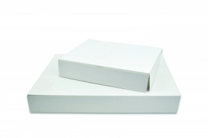 Boite blanche pour plateau 19x28cm (Paquet de 25) Boite blanche pour plateau 19x28cm (Paquet de 25)