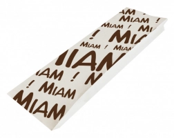 Sachet sandwich kraft blanc 100+60x340 imp.2coul (1000)
