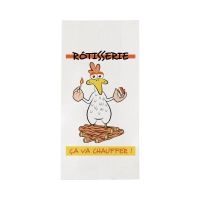 Sachet poulet roti 18+6x34,5cm