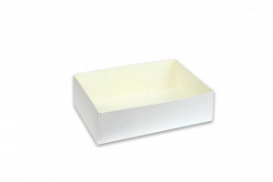 Caissette pâtissière blanche 18x12x5cm Caissette pâtissière blanche 18x12x5cm