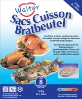Sachet cuisson 25x38cm (Paquet de 8 sachets)