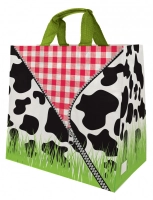 Sac cabas durable PP tissé 30 l Polyprotisé "Boucherie-Vache"