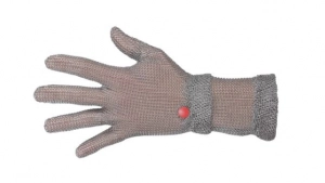 Gant de protection manchette cotte de mailles VERT
