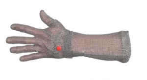 Gant WILCOFLEX manchette 15cm gauche Rouge taille M