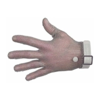 Gant de protection blanc cote de mailles réversible