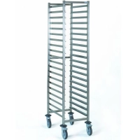 Chariot de service en inox GN 1/1, 20 niveaux 804209