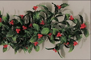 Guirlande de houx 180cm