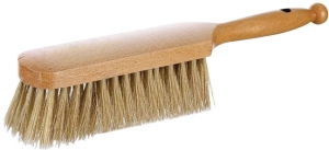 Balayette de comptoir 45mm support bois vernis