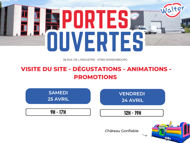 Portes Ouvertes Walter 2026