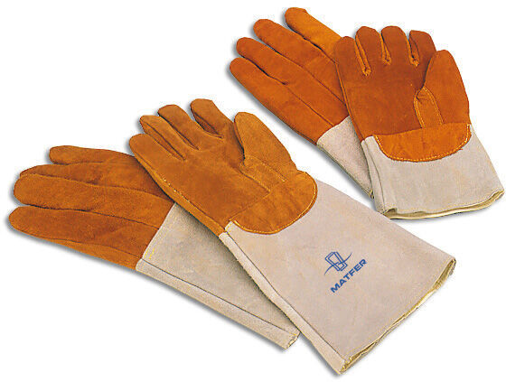 Gants de protection thermique en cuir 250°C 20cm - achat et vente en ligne  de boyaux, épices, additifs et équipement pour le métiers de bouche -  Walter ETS