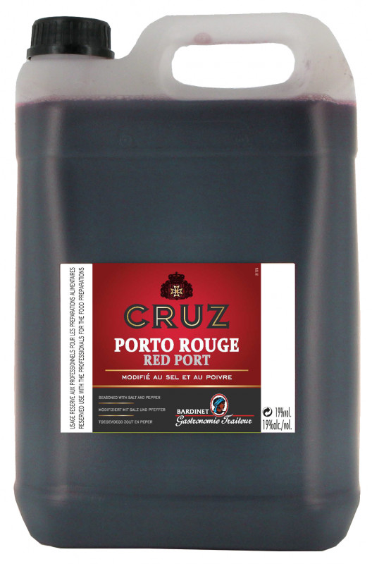 Porto rouge dénaturé (Bidon de 5L) - achat et vente en ligne de boyaux,  épices, additifs et équipement pour le métiers de bouche - Walter ETS