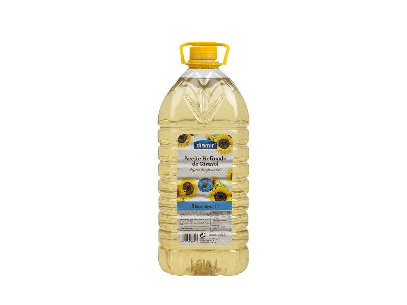 Huile de tournesol italienne en bidon de 5 litres