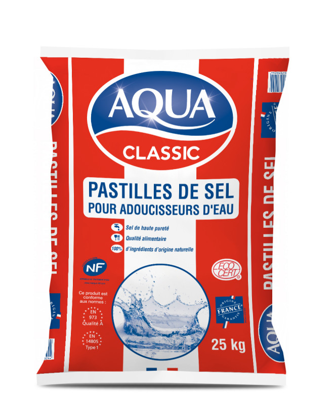 Sel adoucisseur pastilles (Sac de 25kg) - achat et vente en ligne